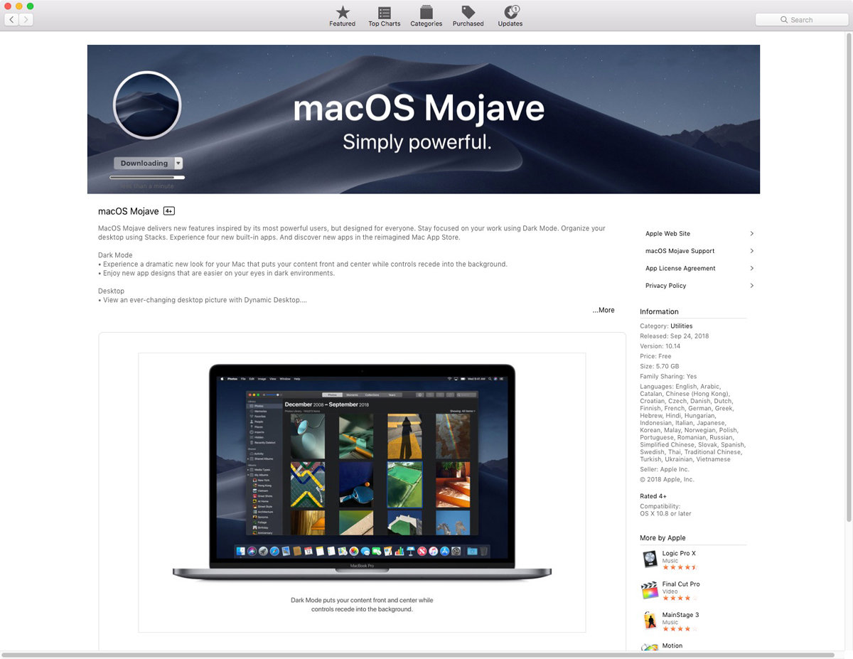 Instructions for reinstalling mac mojave operating system 2017